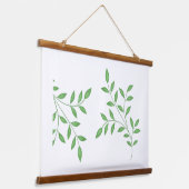 Verdant Branches Hout Topped Wall Tapestry Hangend Wandkleed (Gebogen)