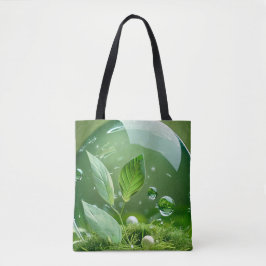 Verdant Bubble Harmony Tote Bag