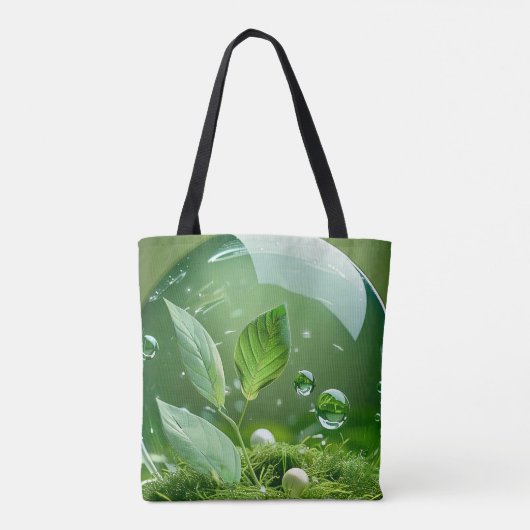Verdant Bubble Harmony Tote Bag (Achterkant)
