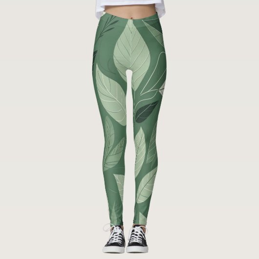 Verdant Canopy Leggings (Voorkant)