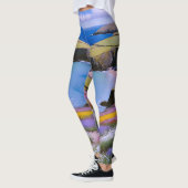 Verdant Cliffs en Azure Waves Leggings (Links)