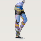 Verdant Cliffs en Azure Waves Leggings (Rechts)