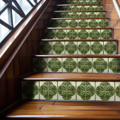 Verdant Droplet Faux 3D Keramische Tegel Tegeltje