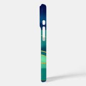 Verdant Flow: een Abstract landschap Case-Mate iPhone Case (Achterkant / Links)