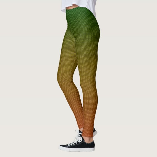 Verdant Forest Blend: Textuur van stof Leggings (Links)