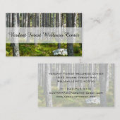 Verdant Forest Meditation Visitekaartje (Voorkant / Achterkant)