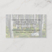 Verdant Forest Meditation Visitekaartje (Achterkant)