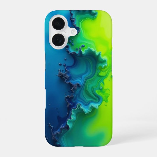 Verdant Fracture _ iPhone case iPhone 16 Hoesje (Achterkant)