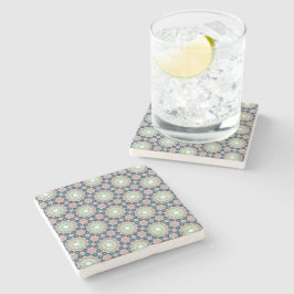 Verdant Garden Tile Pattern Stenen Onderzetter