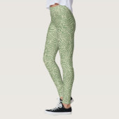 Verdant geweven lijnen | Middeleeuwse moderne geom Leggings (Links)