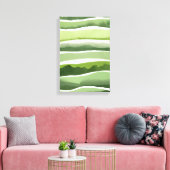 Verdant Harmony Stretched Canvas Print (Insitu (Woonkamer))