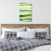 Verdant Harmony Stretched Canvas Print (Insitu (Slaapkamer))