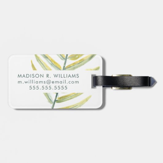 Verdant Impressions VII Bagagelabel (Achterkant horizontaal)