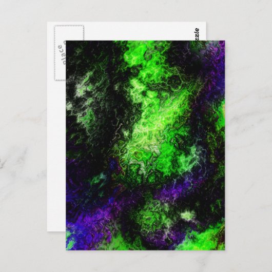 Verdant Paars Briefkaart (Voorkant / Achterkant)