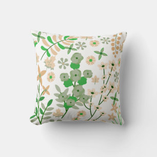 Verdant Petalscape Kussen