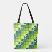 Verdant Polka Grid Tote Bag (Achterkant)