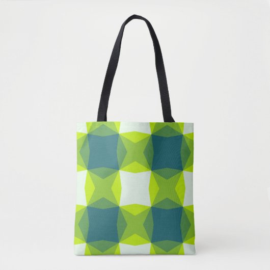 Verdant Prism Array Tote Bag (Voorkant)
