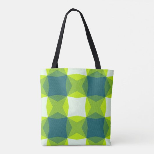 Verdant Prism Array Tote Bag (Achterkant)