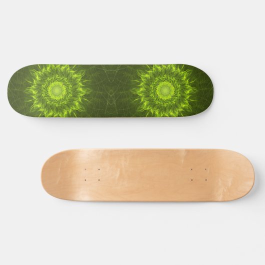 Verdant Pulse – The Bloom of Energy Persoonlijk Skateboard (Horizontaal)