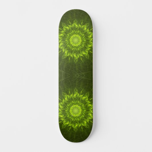 Verdant Pulse – The Bloom of Energy Persoonlijk Skateboard (Voorkant)