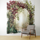 Verdant Romance Custom Wedding Backdrop Wandkleed (In situ)