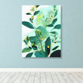 Verdant tapijt canvas afdruk (Insitu (Houten vloer))