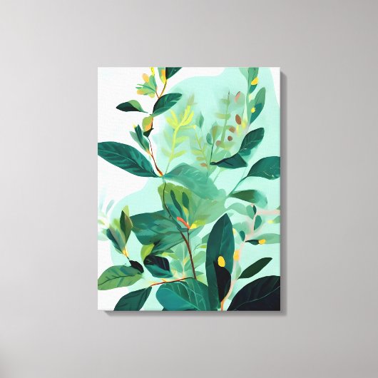 Verdant tapijt canvas afdruk (Voorkant)