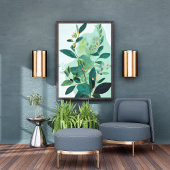 Verdant tapijt foto afdruk