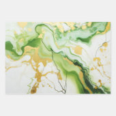 Verdant Veins Inpakpapier Vel (Voorkant 3)