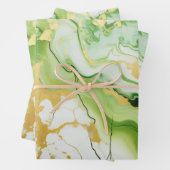 Verdant Veins Inpakpapier Vel (In situ)