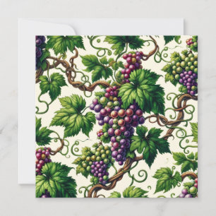 Verdant Vineyard Bliss: Een wandtapijt van wijnsto Kaart