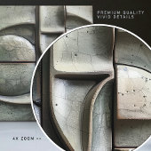 Verdant Vision Abstracte keramische Tegel Tegeltje