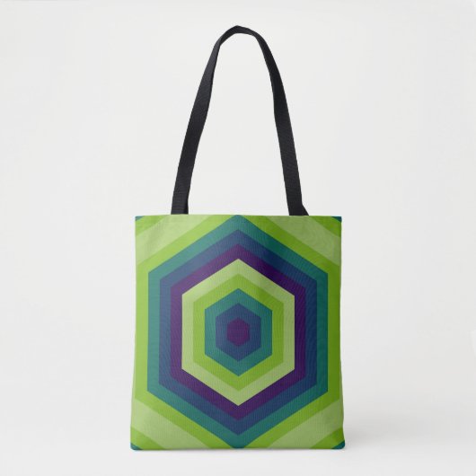 Verdant Vortex Tote Bag (Voorkant)