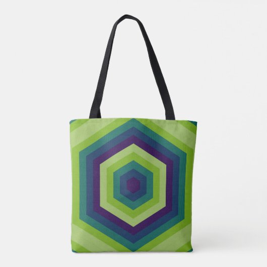 Verdant Vortex Tote Bag (Achterkant)
