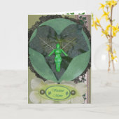 Verdant Wenskaart van de Maan van de Fee Kaart (Gele Bloem)