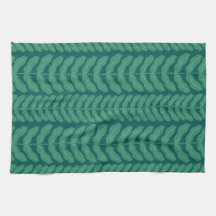 Verdant Whimsy Leaves - Blauw