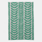 Verdant Whimsy Leaves - Roze Theedoek (Verticaal)