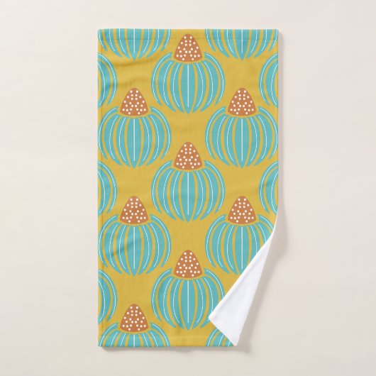 Verdant Whimsy Yellow Bad Handdoek (Handdoek)
