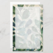 Verdante verfijning - Tropische bladeren Briefpapier (Voorkant / Achterkant)