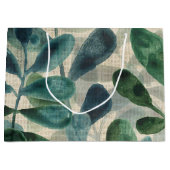 Verdante verfijning - Tropische bladeren Groot Cadeauzakje (Voorkant)