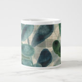 Verdante verfijning - Tropische bladeren Grote Koffiekop (Voorkant)