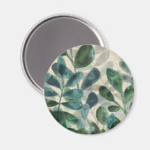 Verdante verfijning - Tropische bladeren Magneet (Voorkant / Achterkant)