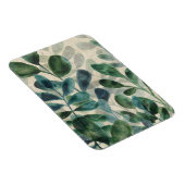 Verdante verfijning - Tropische bladeren Magneet (Rechterzijde)