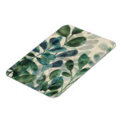 Verdante verfijning - Tropische bladeren Magneet (Linkerzijde)