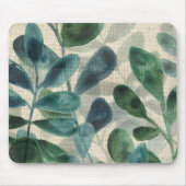 Verdante verfijning - Tropische bladeren Muismat (Voorkant)