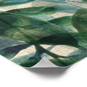 Verdante verfijning - Tropische bladeren Poster (Hoek)