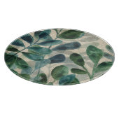 Verdante verfijning - Tropische bladeren Snijplank (Hoek)