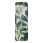 Verdante verfijning - Tropische bladeren Thermosbeker (Achterkant)