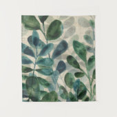 Verdante verfijning - Tropische bladeren Wandkleed (Voorkant)