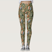 Verdant's Wrath - Gotisch Victoriaans Leggings (Voorkant)